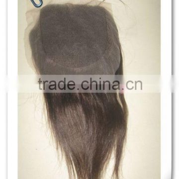 high quality 100% indian remy hair top closure
