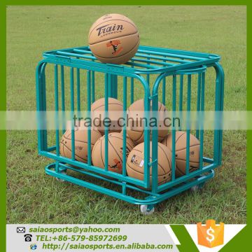 basketball training equipment Foldable basketball trolley , basketball cage , folding trolley