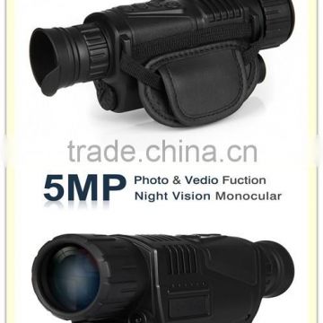 Night Vision Monocular 200m Range Takes Photos&amp; Video with 1.44&quot; TFT LCD Monitor