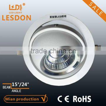 cross ventilated radiator design, 20w high bright Led ceiling light from lesdon lighting &CE/ROHS