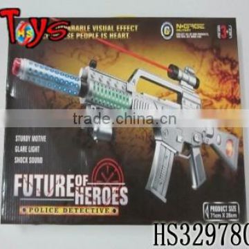 flashing gun with infrared ray toy shotgun