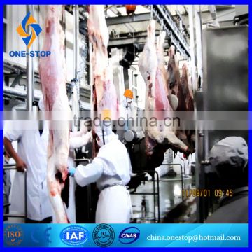 Buck Slaughter Abattoir Assembly Line/Equipment Machinery for Mutton Chops Steak Slice
