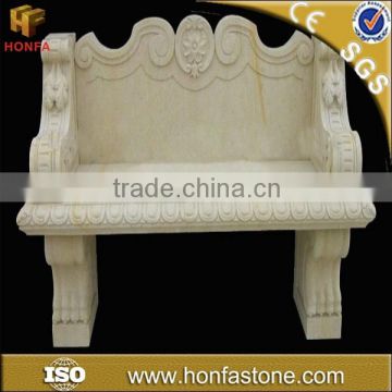 China factory high quality customized size outdoor marble bench