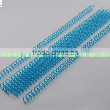 4:1 Plastic Coil binding, 6mm, 48 loops, blue color