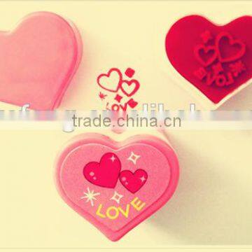 pink love heat style self inking kids cartoon stamps