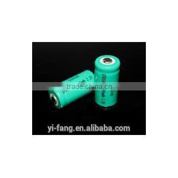 High cost-effective Li-Fe-PO4 IFR16340/RCR123 Rechargeable 500mAh 3.2V