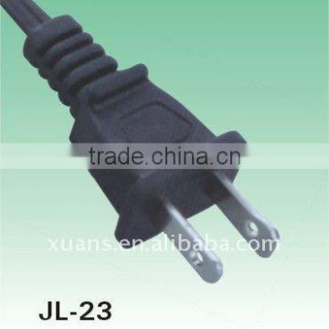 UL approved male power cord plug nispt-2 power cord 2 pin ac power cord plug JL-23