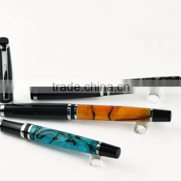 Hot sale new products on china market weighty Textured brass roller pen