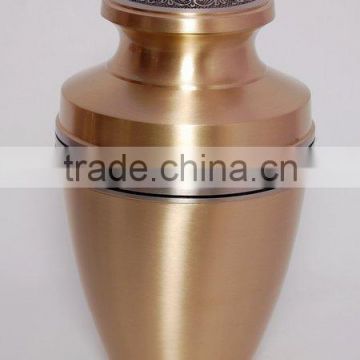 Brass Tall Cremation Urns For Adult Funeral