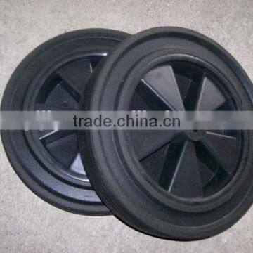 12 inch solid rubber wheels