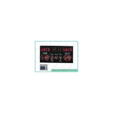 High School Electronic Basketball Scoreboards With Single Face Led Digital Display