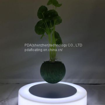 new led light magnetic levitron floating flying air plant trees pots