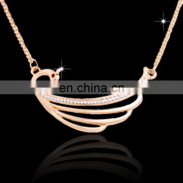 Promotional wholesale custom crystal metal rhinestone 2014 fashion statement necklace jewelry MCB-0018