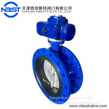 Professional Electric Motor Operated Control Flange Type Butterfly Valve D941X-10