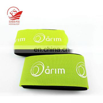 50*440mm Green logo printed ski band/ EVA ski straps