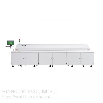 ETA Fully Automatic SMT Assembly Line 8 / 10 zones Reflow Oven