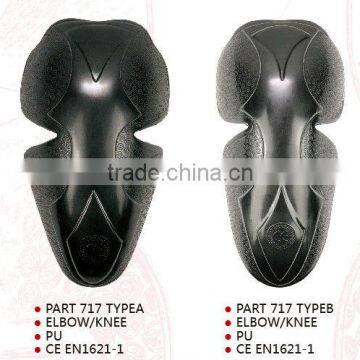 Black PU knee protectors