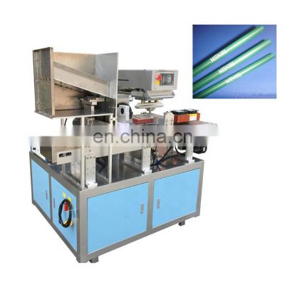 Full automatic printing machine color pad printer drinking straws bull with pad clean system and ir runnel