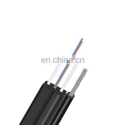 China manufacturer LSZH jacket steel wire/FRP/KFRP G652/G657/655 indoor and outdoor FTTH drop Cable GJYXFCH