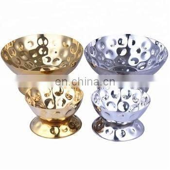 silver & gold  bowl