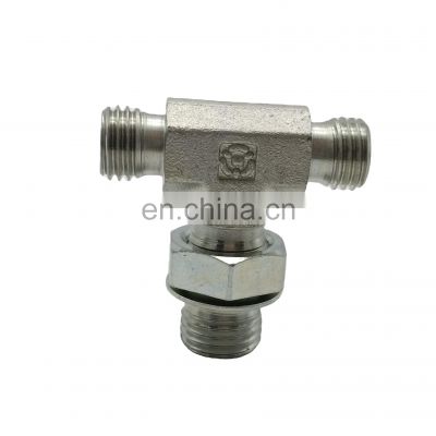 Threaded Coupling Tee Connection Union Connector Carbon Steel High Pressure Pipe Fittings