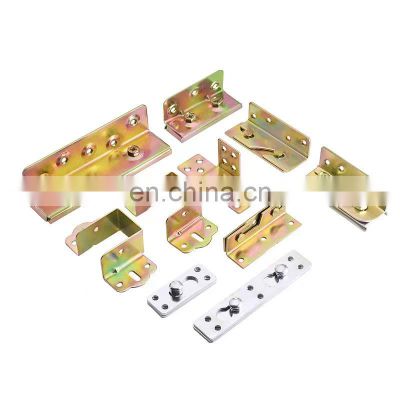 Factory Hardware Accessories U-shaped Bed Hinge Furniture Bed Connection Parts