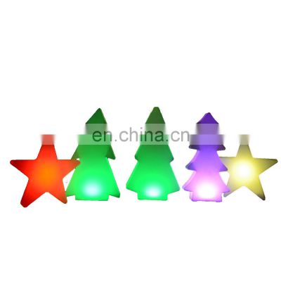 battery rechargeable christmas light star tree decoration led lanterns Christmas ball wireless cordless holiday light