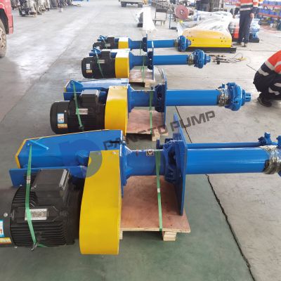 Belt Drive Natural Rubber Lined Submersible Slurry Pump in Manganese Ore Mining