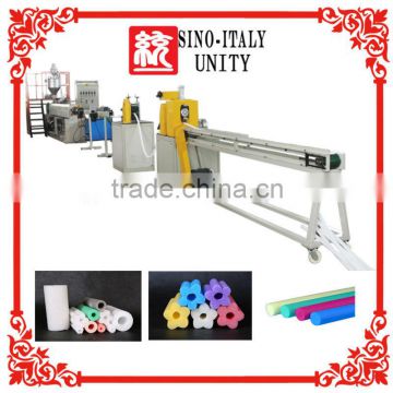 The latest EPE foaming tube plastic extrusion line