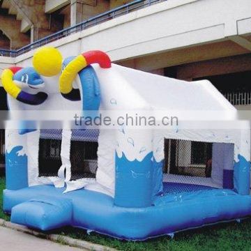 jumping castle fun dolphin bounce funny toys kids castle