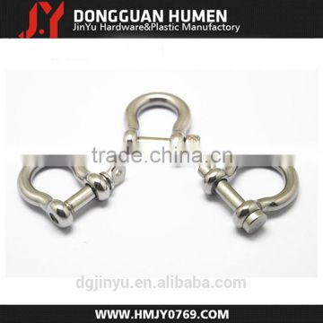 Stainless Steel Bow Shackle with clevis pin , adjustable anchor shackle