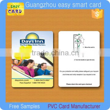 Customized Printing TK4100 RFID door Key Cards for Hotel