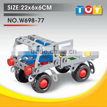 Top selling child metal combined toy DIY wagon model