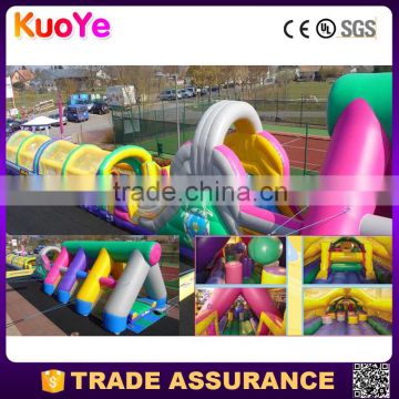 kids challenge inflatable obstacle course giant inflatable obstacle with slide inflatable amusement trampoline park