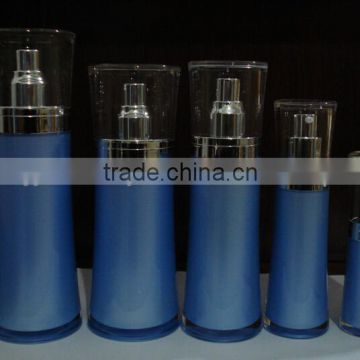 blue cosmetic acrylic bottle R21