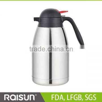 2014 high vacuum hot sell double wall electric kettle with tray set 1200ML 1500ML 1800ML