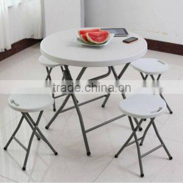 small size dining round folding table