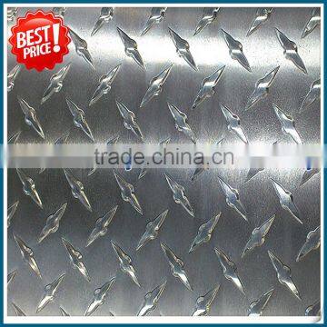 Anti-slip 3 bars 5bars 5052 5083 embossed Aluminum Plate