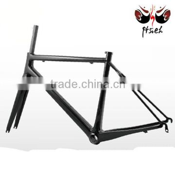 New design and good quality Glossy /Matt/ Logo DIY Painted full carbon road bike frame with fork