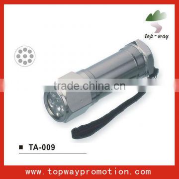 Supply all kinds cheap hot promotion flashlight torch for 6 led