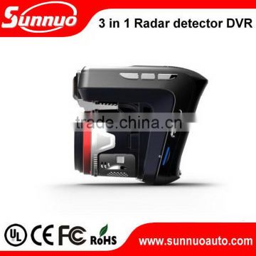 Modern top sell gps radar detector dash cam