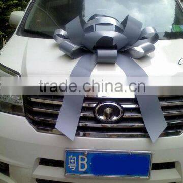 HOT SALE ! 30" Indoor Outdoor Silver Giant Waterproof Christmas Large Magnetic Car Bow