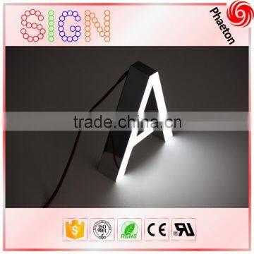 Waterproof indoor 3d small led frontlit lighted letter