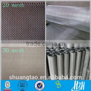 ISO Guangzhou factory crimped square wire mesh, stainless steel woven wire mesh