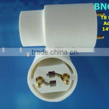 Hot Sales Energy-saving T8 to T5 Adapter for 14W/28W Fluorescent Lamp