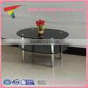 alibaba website modern design black practical u shape coffee table