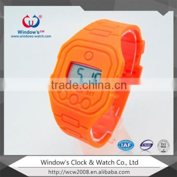 custom watch digital watch with rubber colorful