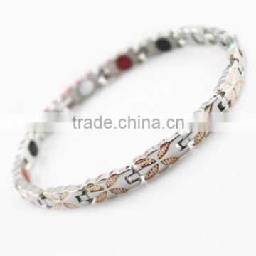 Women 4 Natural Element Titanium Bracelet