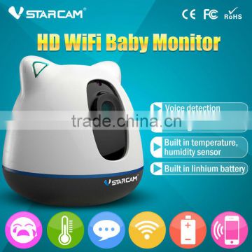 wireless wifi webcam mini hd ip camera with battery 64G Micro SD card