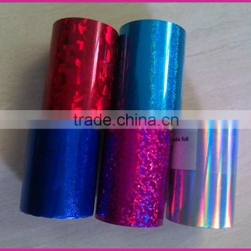 coloufrful holographic hot stamping foil with custom standard